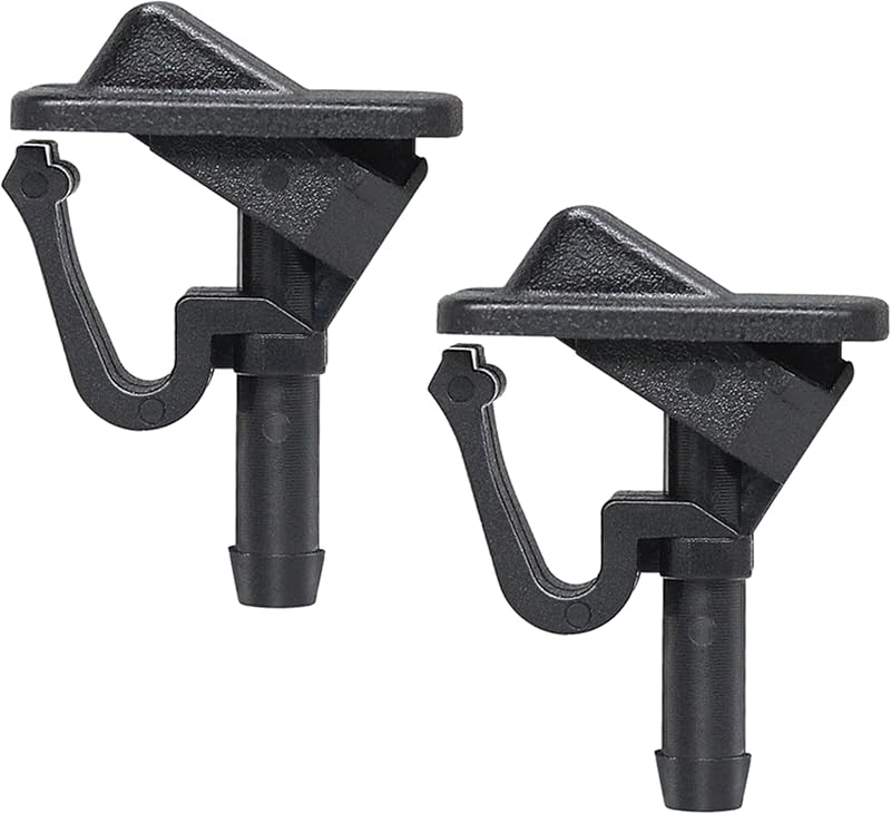 Bico do esguichador do lavador do para-brisa Abbzu 55156728AB para Jeep Wrangler – Par com 2 unidades