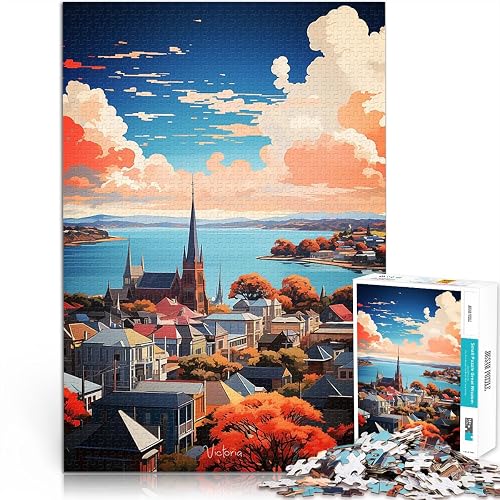 Pintura al óleo de Victoria Puzzles de 1000 Piezas para Adolescentes Juguetes educativos de Aprendizaje…