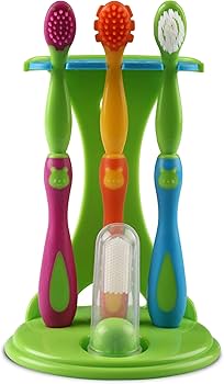 ラブブ Babythree セット④ LuvLap 4 Stage Baby Oral Care Set for infant, baby, Toddler & Kids