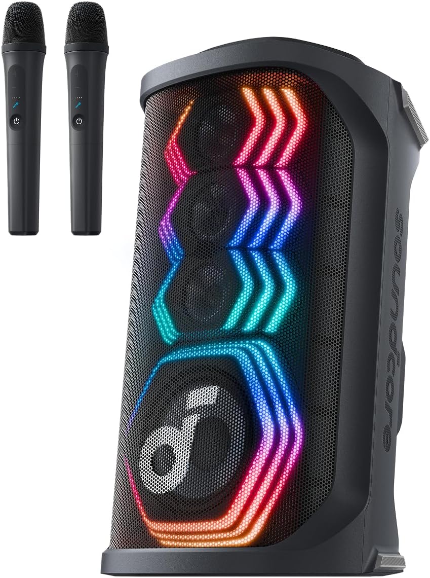 (-31%) soundcore by Anker Rave 3S Partybox mit KI-Karaoke, 200W Sound, 12h Akku