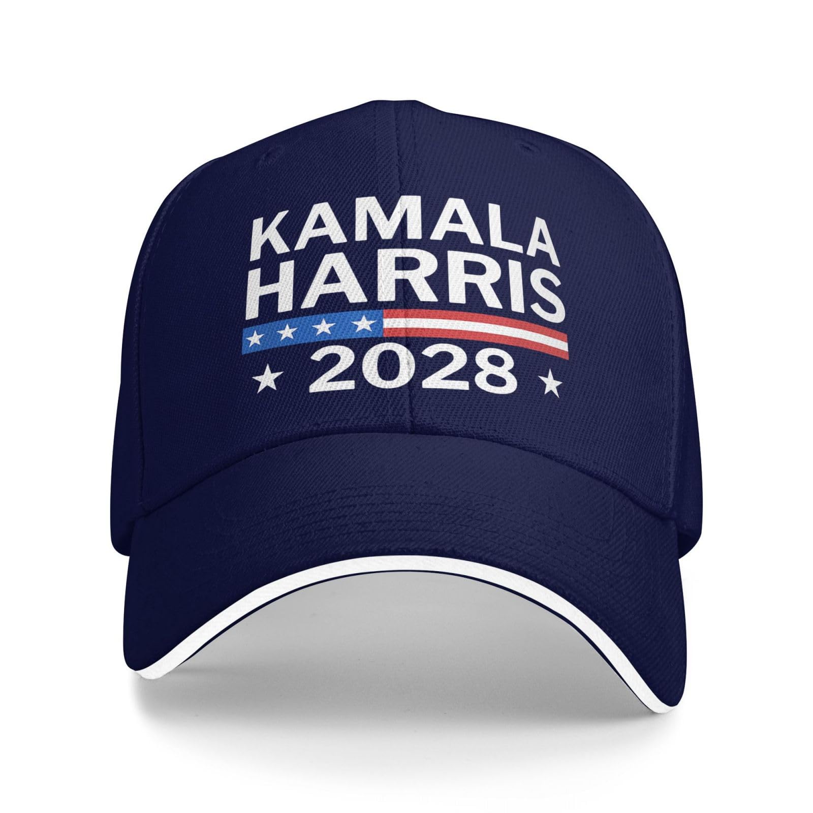 Kamala Harris 2028 Hat Kamala Harris for President Cap Kamala Harris for The People Baseball Cap Trucker Hat Navy Blue