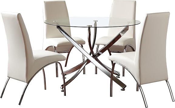 Coaster Home Furnishings Beckham 5-Piece Round Dining Set