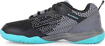 Kiwamono YONEX Unisex-Adult Badminton Shoes V100-I Black Vivid Sky 5