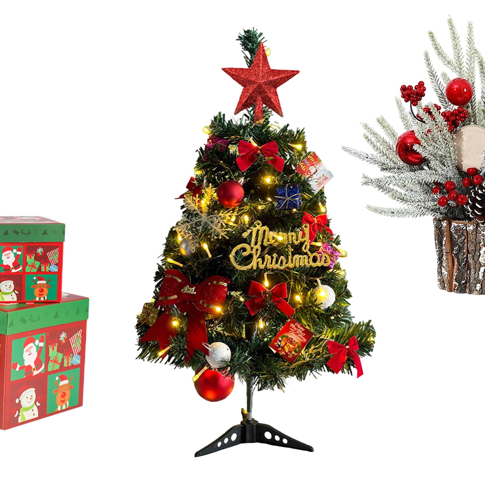Árbol de Navidad artificial de fácil montaje para ahorrar espacio en casa 1