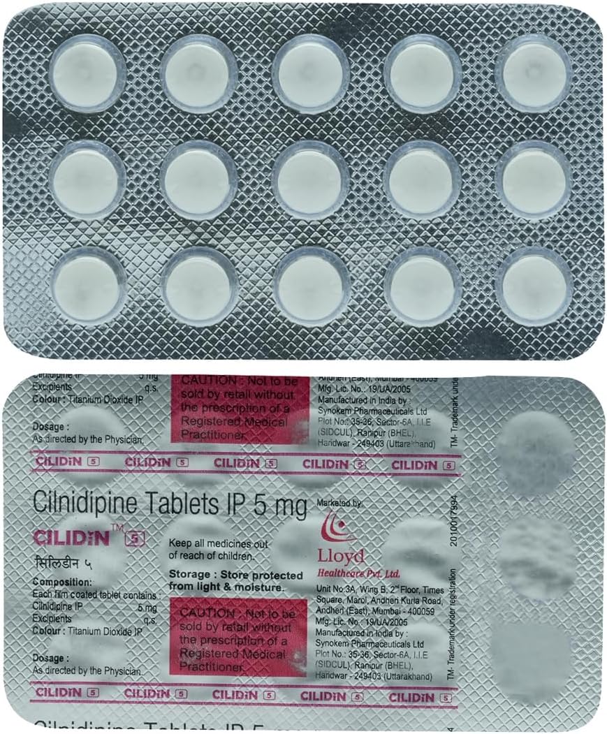 Cilidin 5 - Strip of 15 Tablets