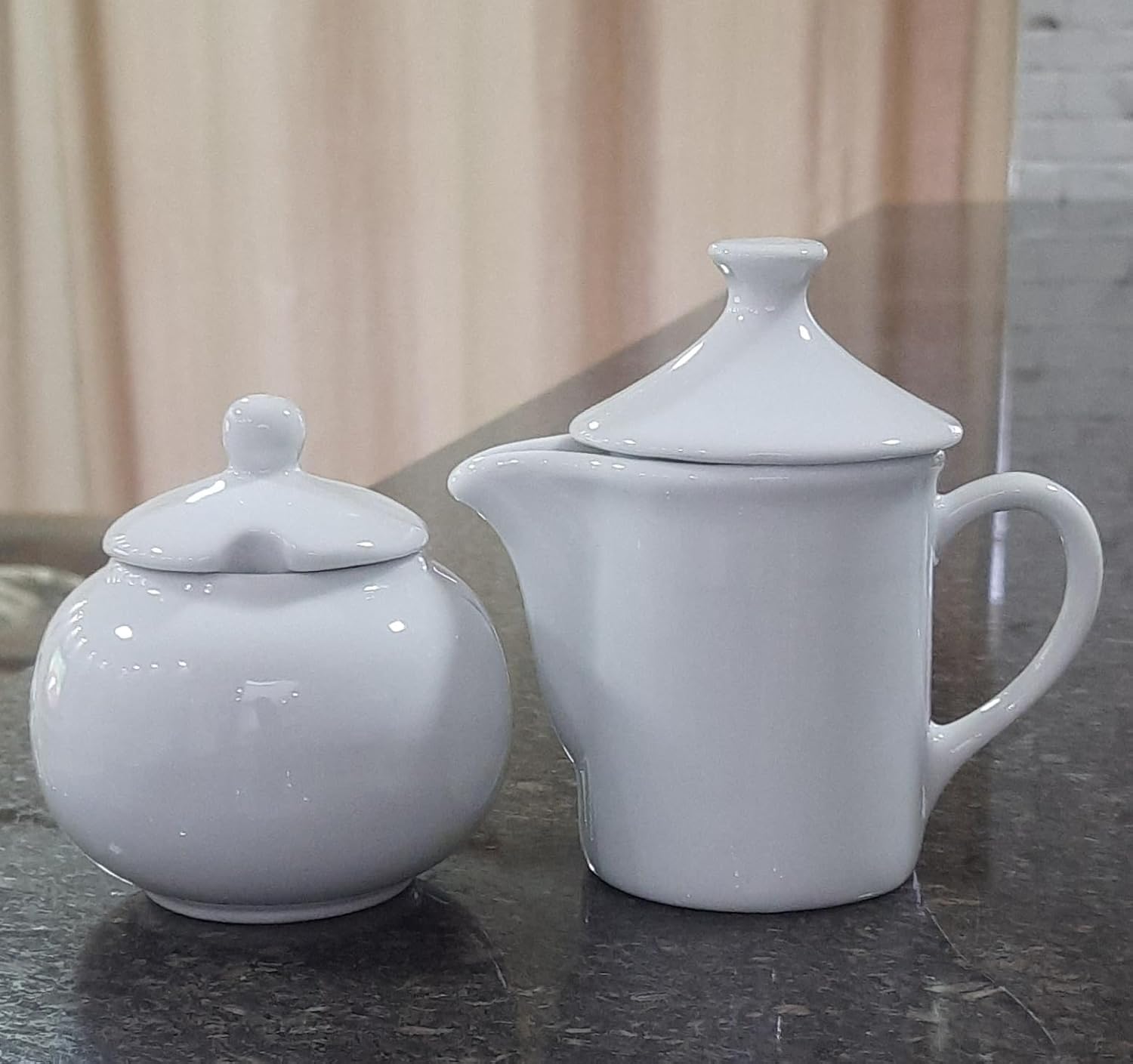 Jogo Café e Chá Mesa Posta 2 peças - Bule Leiteira 300ML + A... - imagem principal do produto