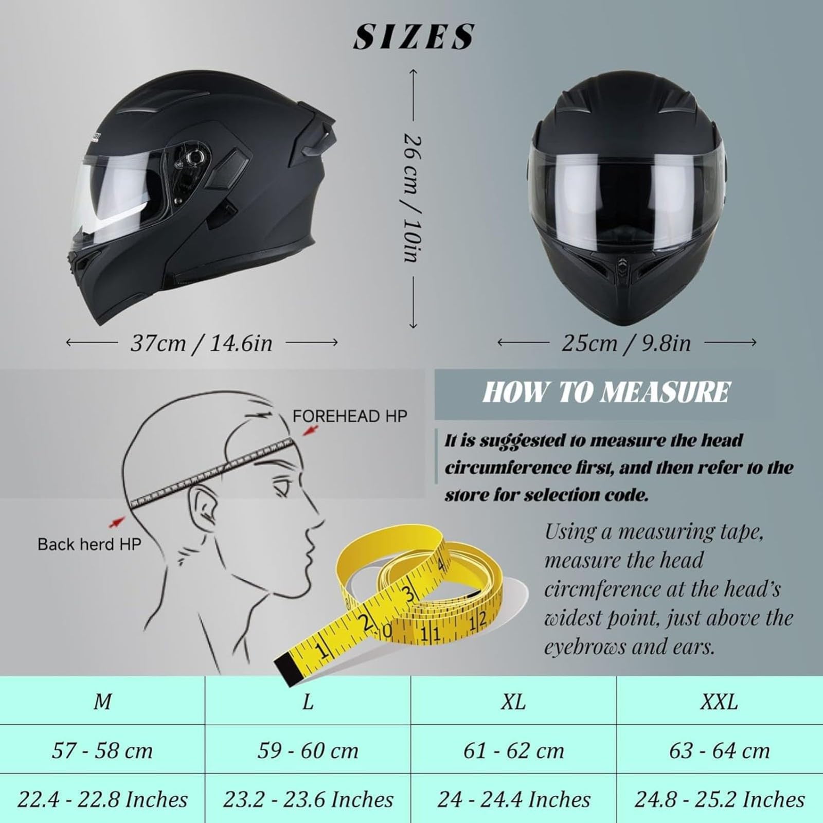 Casco Modular Para Motocicleta Con Guantes Y Protección Facial, Doble Visera, Casco Moto & Scooter & ECE 22.06 Homologado | Para Hombre Y Mujer 2,XXL/(63~64cm)