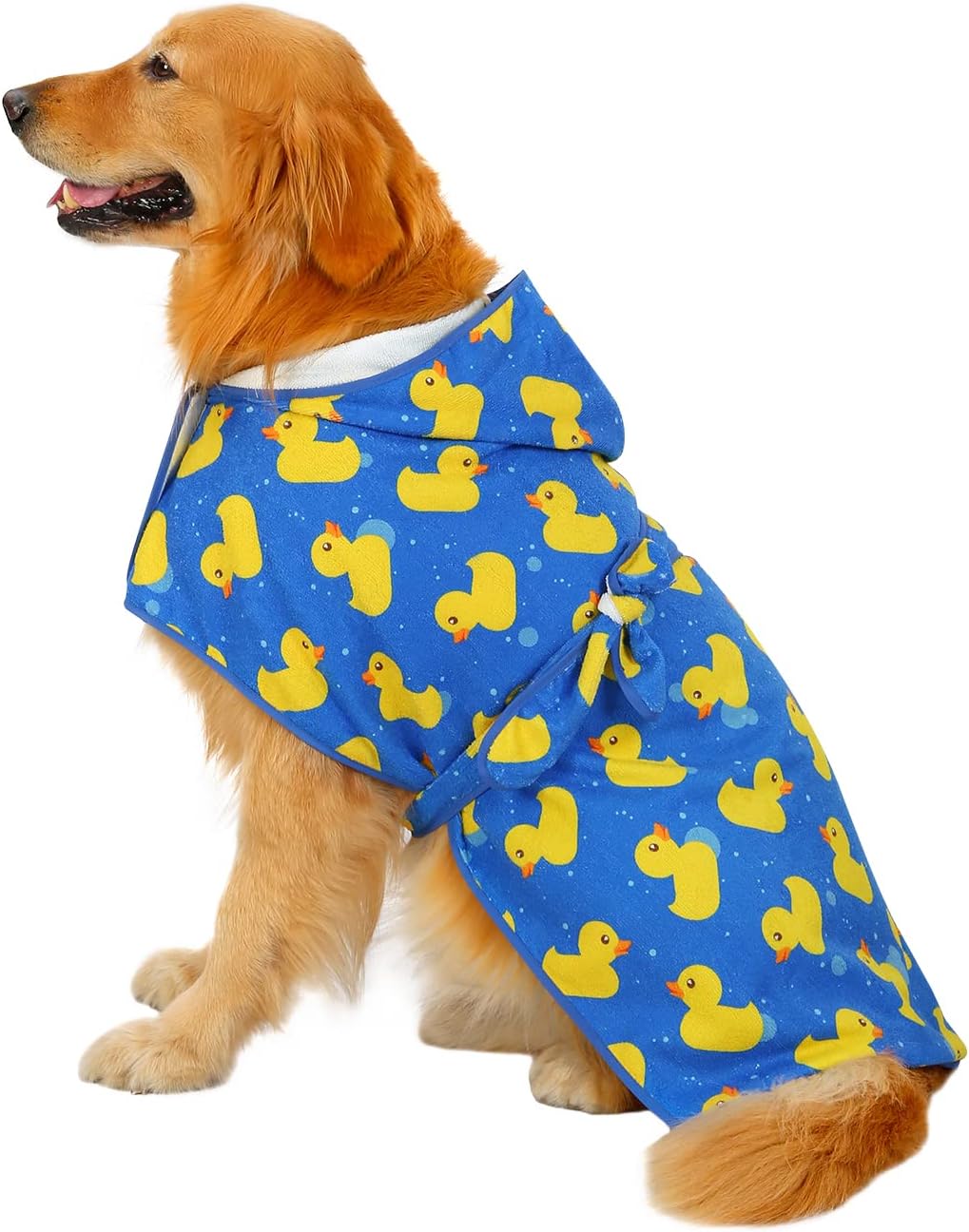 HDE Dog Bathrobe Super Absorbent Quick Drying Towel with