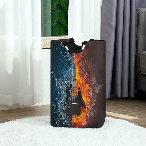 Miniatura 9 de ALAZA Cesta grande para la ropa sucia, diseño de la Torre Eiffel, con diseño de París, elegante, plegable, de tela Oxford, con asas, 22.7 pulgadas