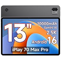 ALLDOCUBE iPlay 70 Max Pro Tablet Android 16 AI 13", Display 1600x2560
