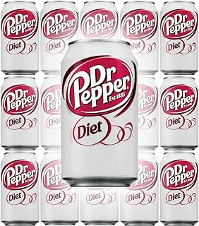 Diet Dr Pepper Soda, 12 Fl Oz Can (Pack of 15, Total of 180 Oz)