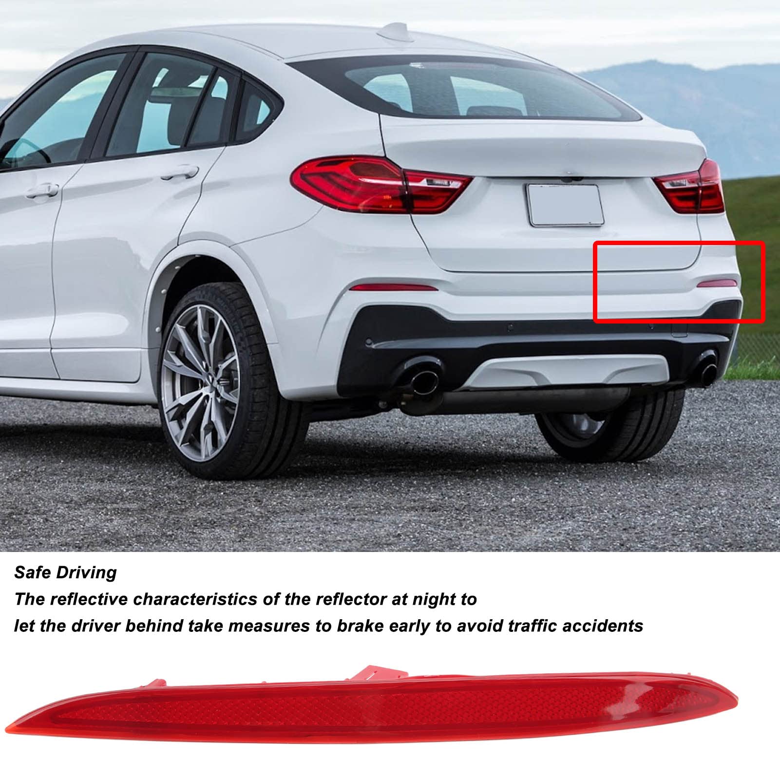HCELET Difusor De Parachoques Trasero De Coche Para BMW X4 F26