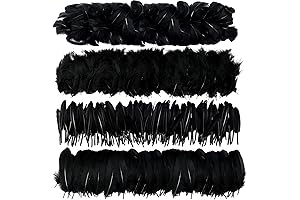 400 Pieces Black Raven Feathers: Essential Embellishments for Your Creative Endeavors
