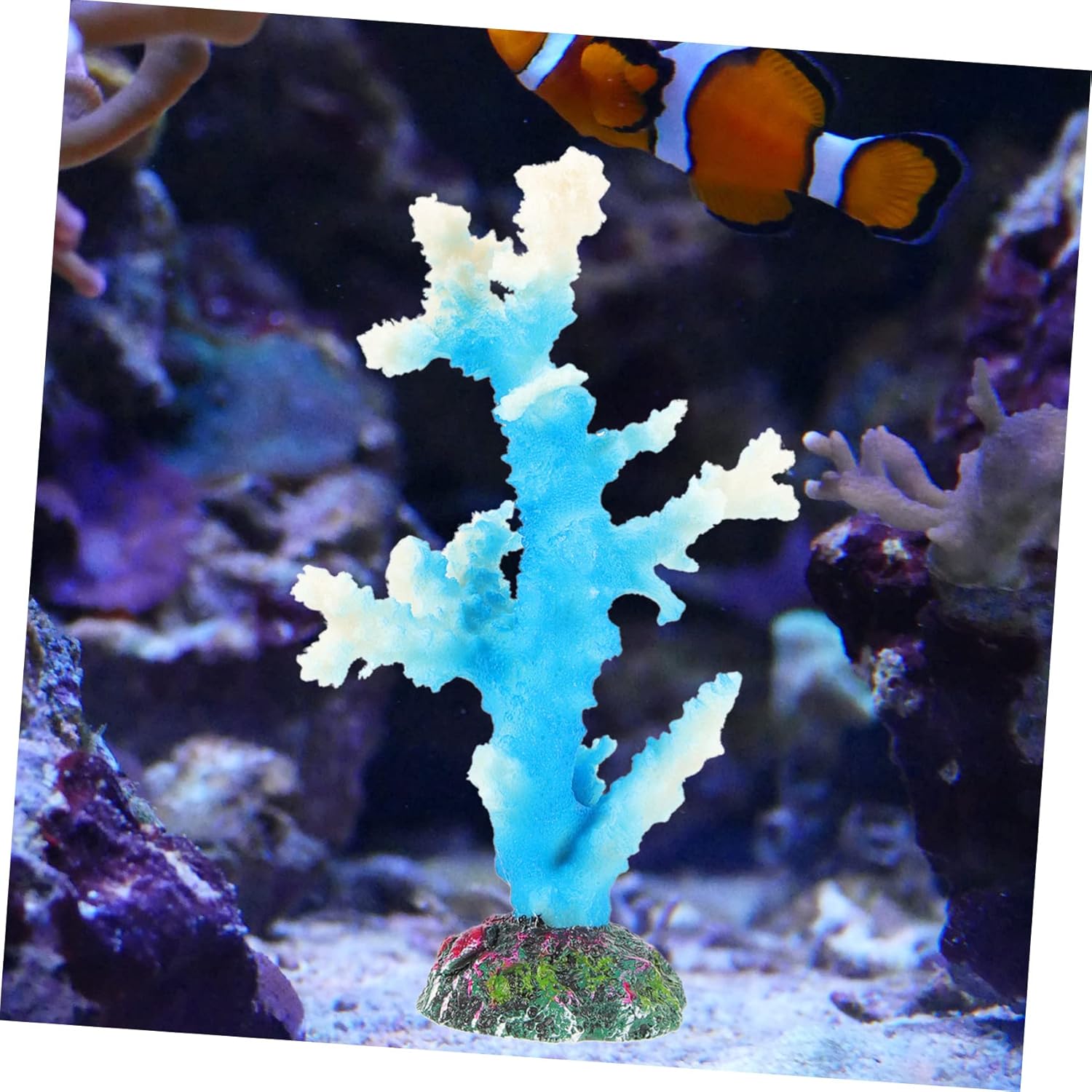 5pcs Simulated Coral Landscaping Large Faux Plant Turtle Aquarium Accessories Artificial Fish Tank Plants Aquarium Plants Coral Aquarium Supplies Coral Decor M