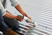 Vista 7 de GE Sealants & Adhesives GE5050 Advanced Silicone 2 Sellador, 10.1 onzas, gris metálico