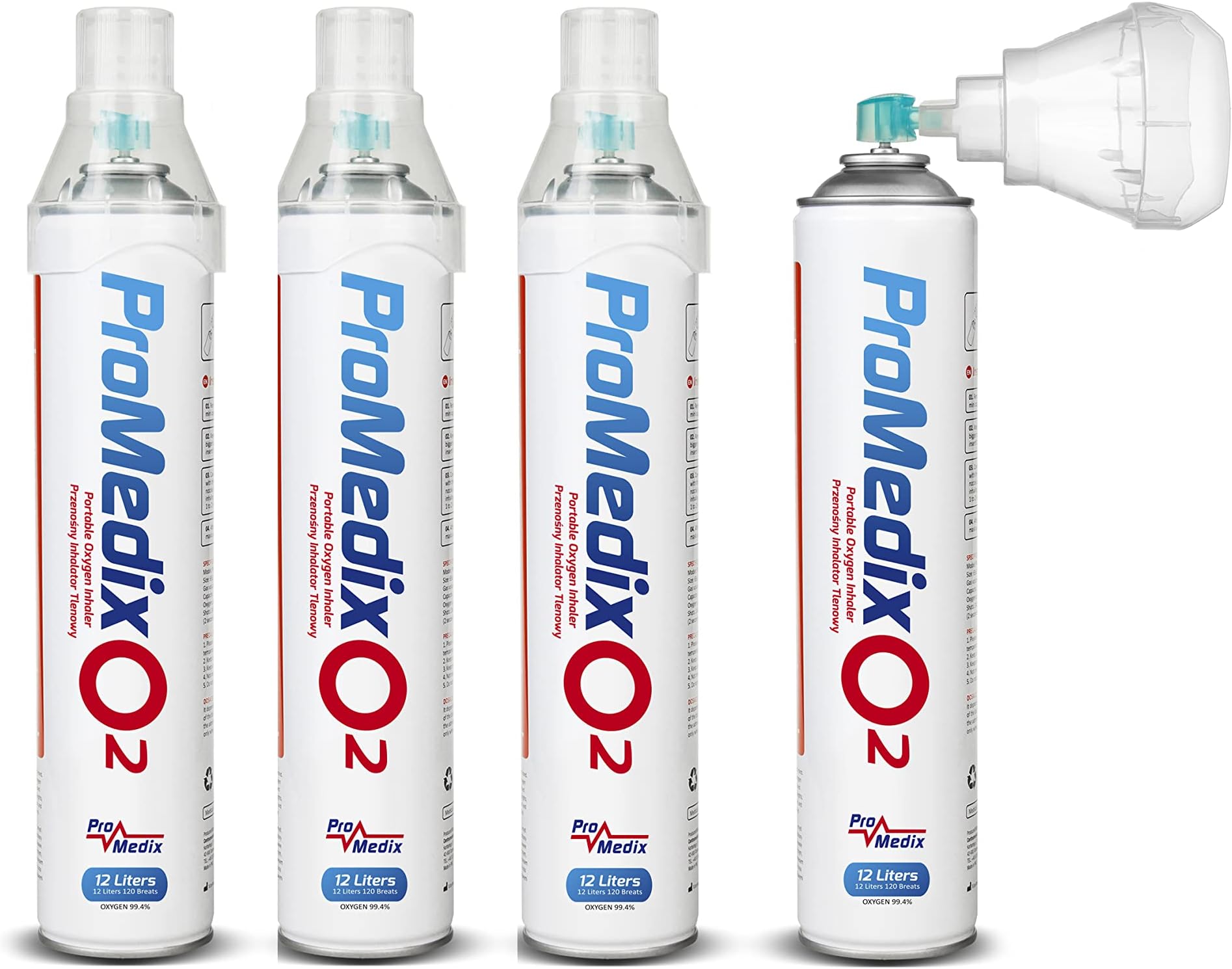 PR-994 Portable Oxygen Inhaler 12L in a Can 99.4% with Mouthpiece (4)