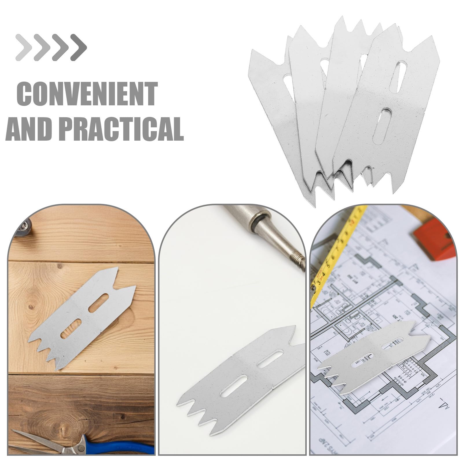 Lot De 4 Serre-Joints De Positionnement Rapide Pour Le Travail Du Bois Alignement Précis Des Planches Et Aplatissement Des Dalles Avec 8 Vis Autotaraudeuses Pour Outil Bois Menuiserie