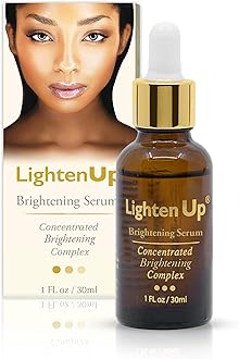 OMIC LightenUp Skin Brightening Serum - 30ml / 1 Fl oz | Moisturizing Serum for Face | Hydrating Serum for Sunspots, Age Spots | with Argan Oil, Shea Butter, and Alpha Arbutin