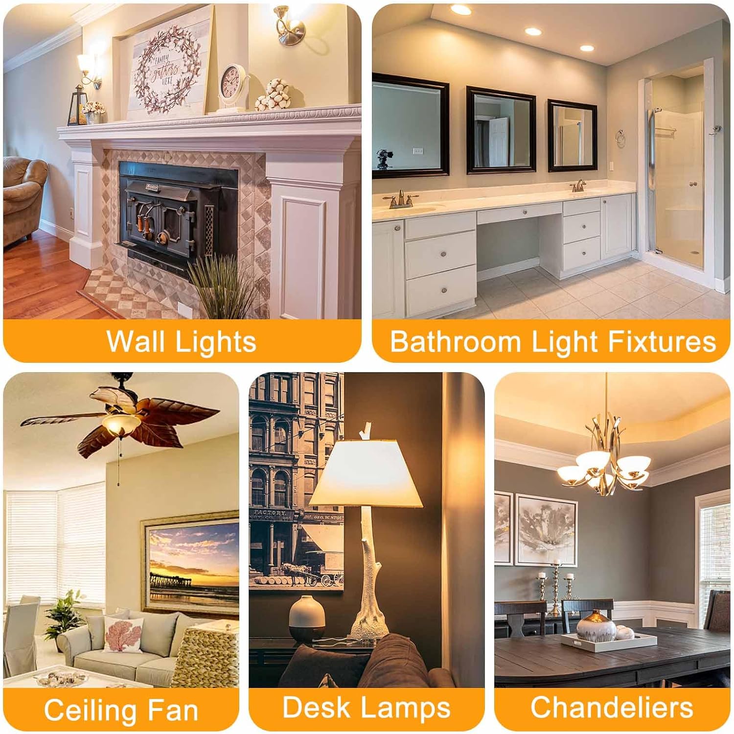 E11 LED Bulb Dimmable,JDE11 75W Halogen Bulbs Equivalent,T4 Mini Candelabra LED Bulb Dimmable 7.5W 800LM,Warm White 3000K,120V 75W 100W JDE11 LED for Ceiling Fans,Chandeliers,Cabinet Lighting,4 Pack