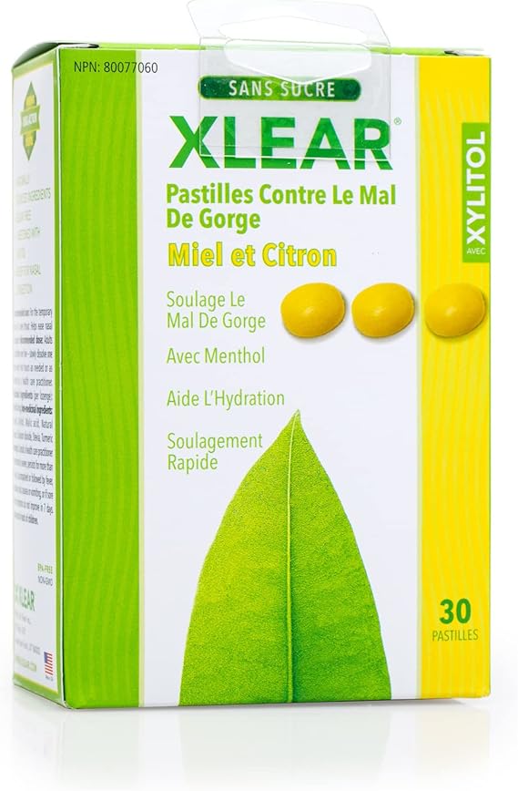 Xlear Xylitol Sugar Free Cough Drops for Adults and Kids