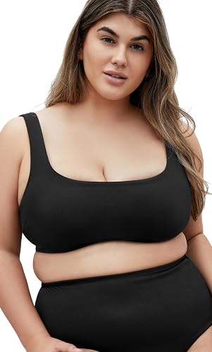 City Chic Women's Top-Vigo Underwire Bikini, Black