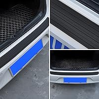 Vista 6 de Protector de parachoques trasero de automóvil, tira de goma antiarañazos para la mayoría de automóviles y SUV