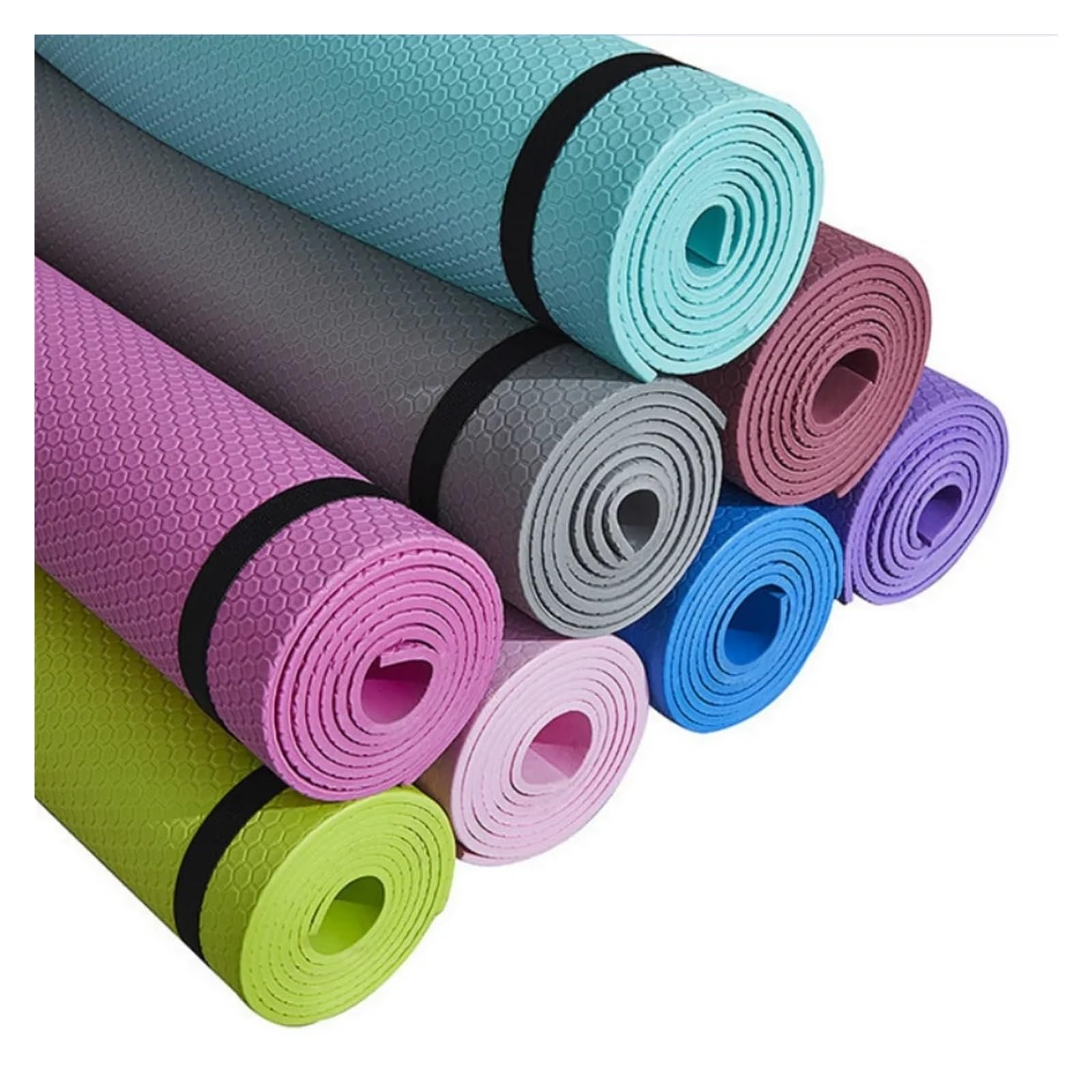 Tappetino Palestra Tappetino da yoga antiscivolo, tappetino sportivo da fitness, spesso e confortevole, in schiuma for esercizi, yoga e pilates.