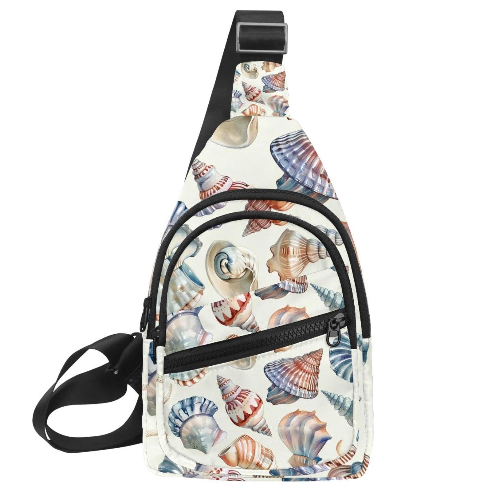 Mochila cruzada Fesh Sea Shell ajustable multicolor talla única 7