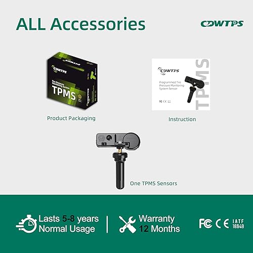 Miniatura 7 de Sensor TPMS, sistema de monitor de presión de neumáticos de 315MHz para Subaru reemplaza # 28103AJ00A 28103AG00A 28103SG000