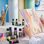 ARTEZA Canvas Boards for Painting, 16 x 20 Inches, Pack of 14, Blank White Canvas Panels for Acrylic, Oil and Gouache Painting