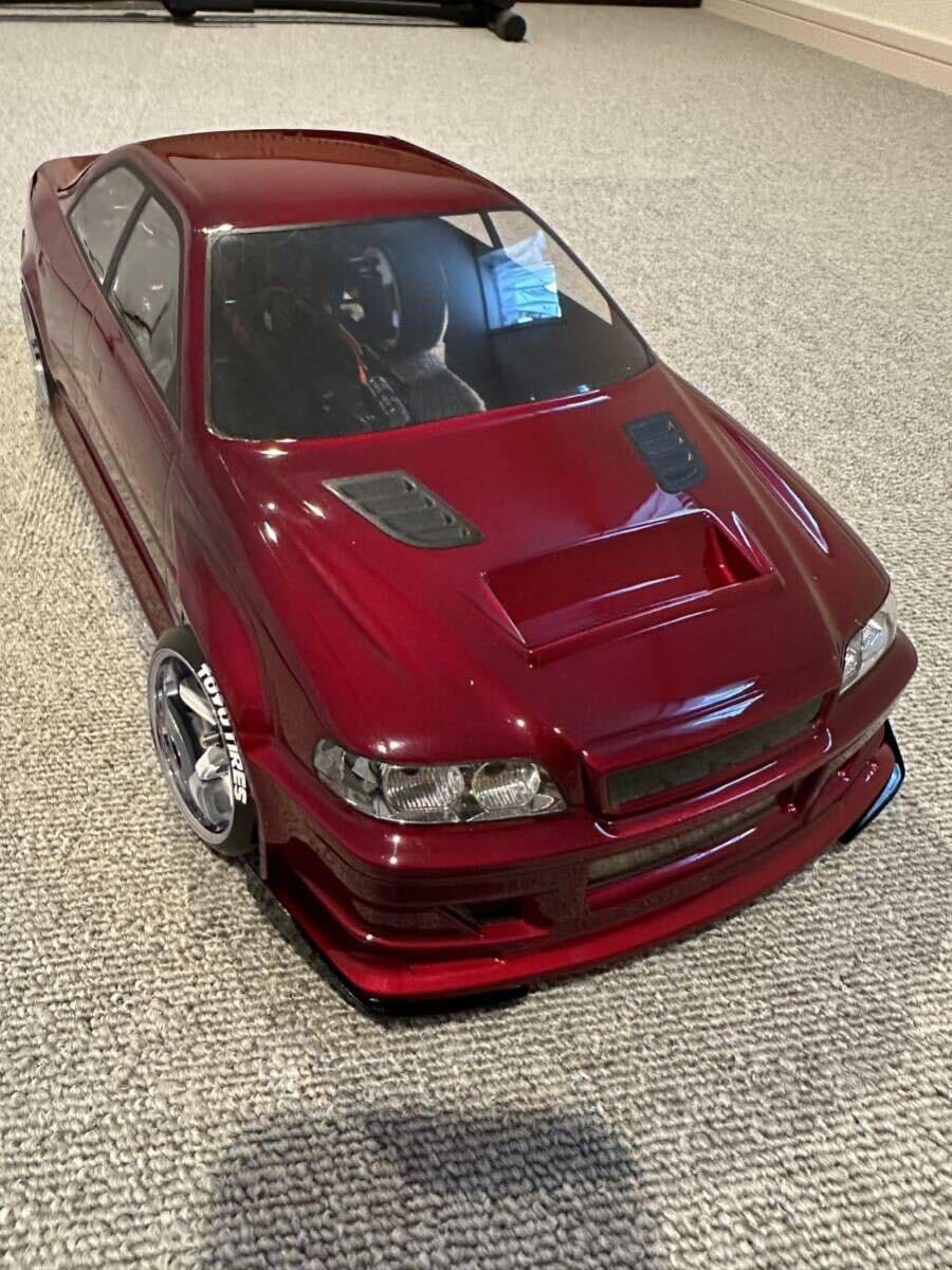 ヨコモ　クニーズ JZX100 チェイサー ボディ Amazon.co.jp: 1/10 トヨタ チェイサー JZX100 クニーズ ラジコン