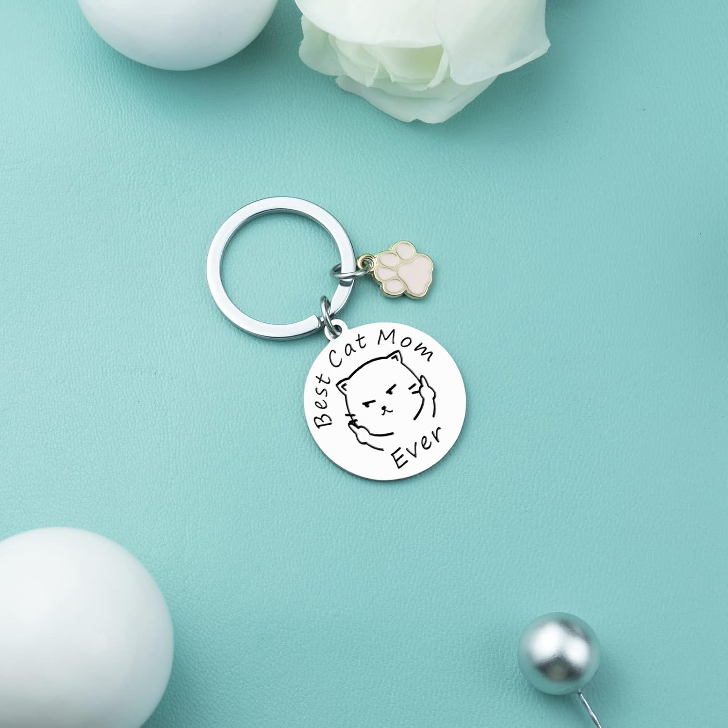 Dog Mom Gifts for Women Cat Mom Gifts for Women New Puppy Fur Baby Owners Cat Lover Mama Engraved - Image 4