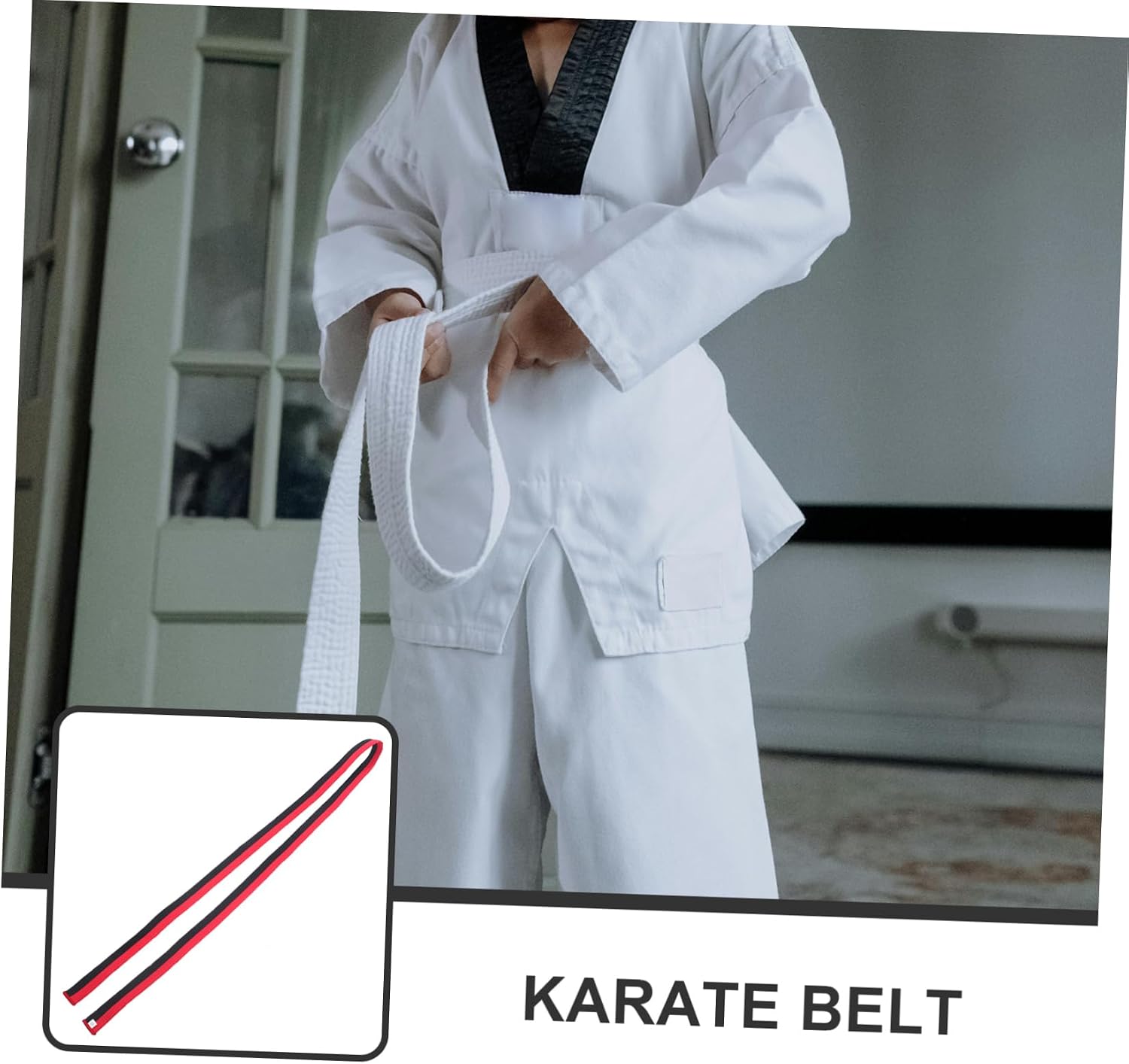 Taekwondo Belt Lightweight Comfortable Wrap Waistband for Martial Arts Breathable Design Non Shrinking for Teens and Adults for Training and Competition
