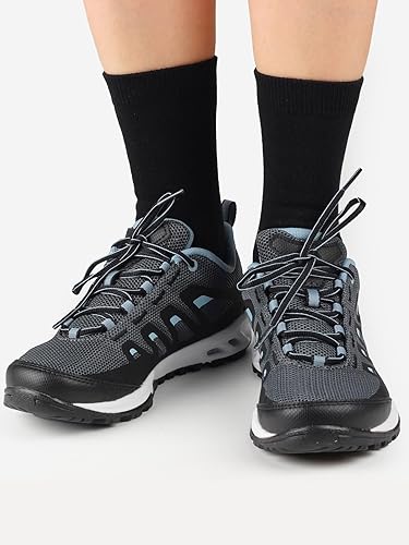 Miniatura 2 de COTTON DAY Calcetines unisex de algodón suave para niños y niñas, con puntera sin costuras, color negro, blanco, gris, azul marino, paquete de 6