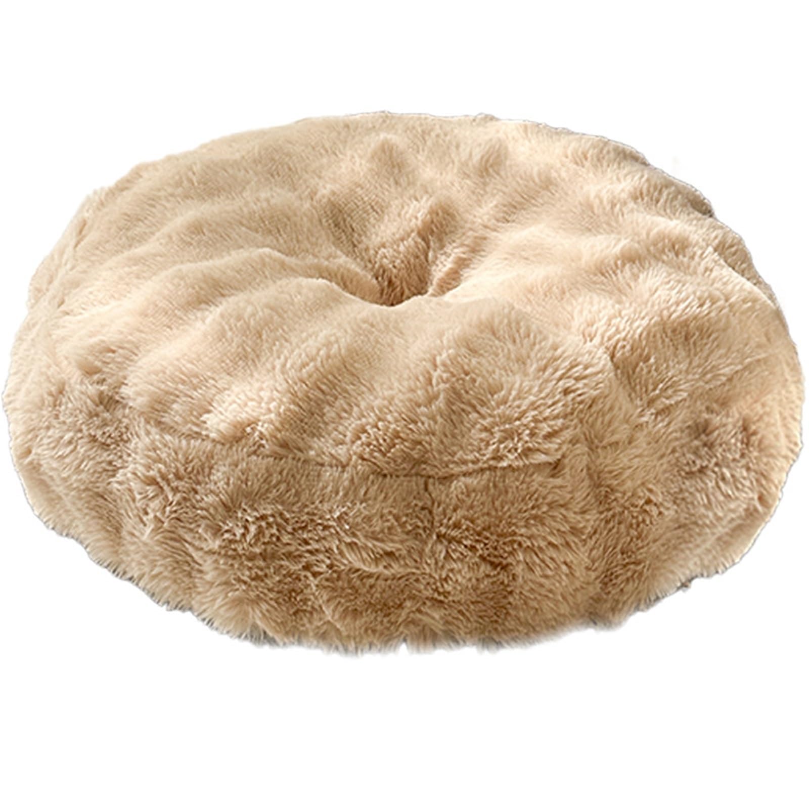 CASOME Extra Thick Meditation Cushion – Plush Floor Pillow For Yoga, Sitting & Relaxation, High-Density Filling For Comfort & Warmth, Ideal For Cold Floors(Brown)
