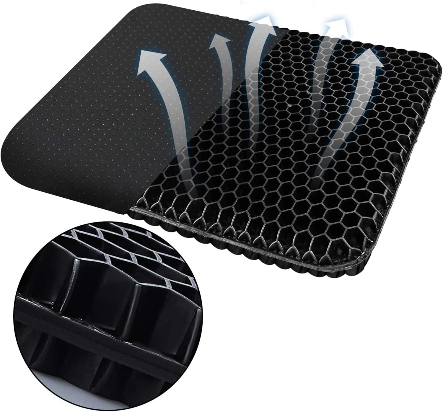 AVEDISTANTE Cojín de Gel de Espuma viscoelástica para Silla, para