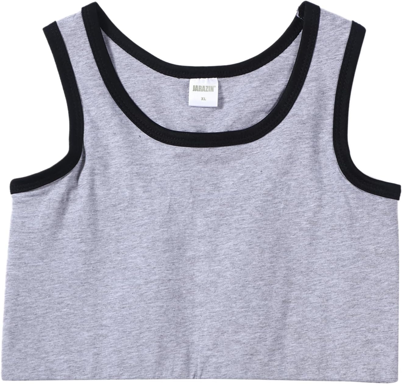 JARAZIN Women Transgender Tomboy FTM Pull On Closure Elastic Chest Binder Pullover Tank Top (2X-Large, Grey) - Image 4