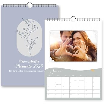 Photo Calendar 2026 to Design Yourself A4 Craft Calendar Always for Own Photos DIY Calendar Creative Calendar Gift Family