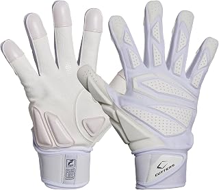 Cutters Force Padded Football Gloves for Lineman. Extra Grip. Adults