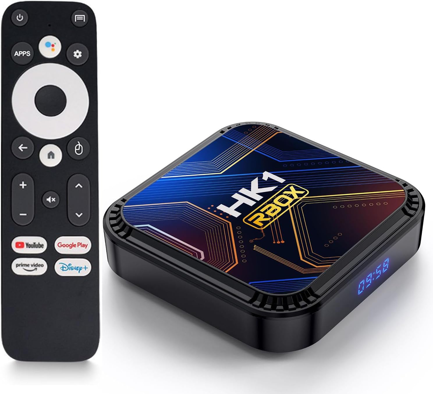 CHROX Android 13.0 TV Box,Smart TV Box RK3258 Quad-Core 64-Bit ARM Cortex-A53 Support 8K/4K 2.4/5.0Ghz WIFI BT4.0 100/1000M Ethernet HDMI 2.0 H.265 Set Top Box,4GB+32GB