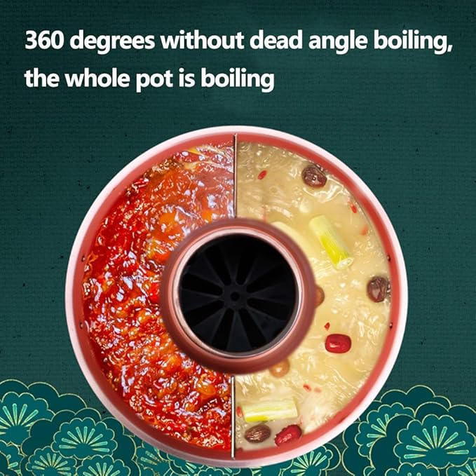 Olla Eléctrica y de Carbón China Beijing Cobre Hot Pot miniatura 4