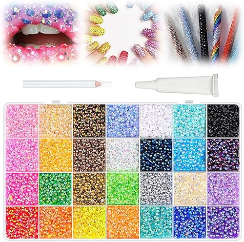 jitaty Colorido kit de diamantes de imitación de resina para deslumbrar, kit de deslumbramiento con diamantes de imitación con 3 piezas de 0.3 fl oz