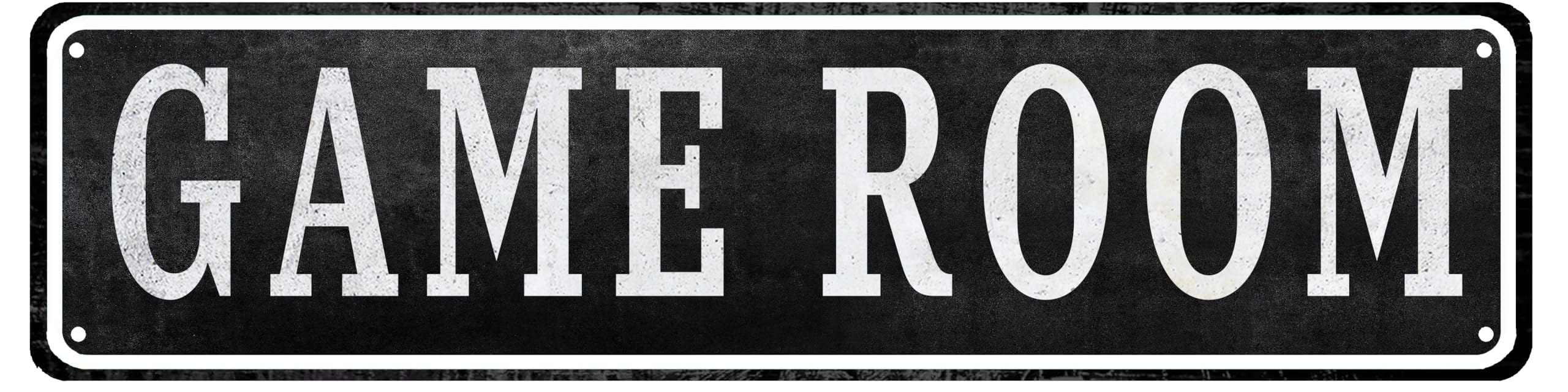 GAME ROOM Street Sign Home Room Wall Decor for Farmhouse Office Bedroom Garage Man Cave Quality Metal Sign 16x4 Inch