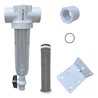 Kleenwater 1.5 FNPT, 100 Gallon per Minute, 100 Mesh Stainless Screen, Whole House Spin Down Sand and Sediment Filter Compatible with Rusco, Vu-Flow, WaterSource, Boshart and Campbell, Made in Canada