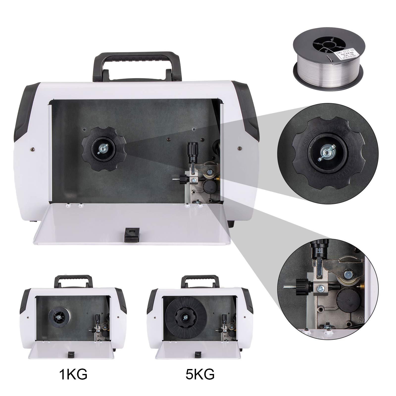 Amazon | ANDELI 半自動溶接機 220V MCT-520DPC MIG TIG CUT MMA/CLEAN