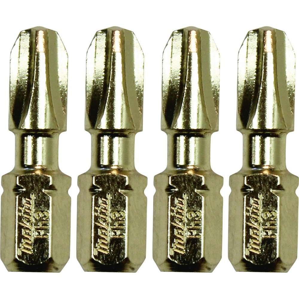Makita B-34964 embout de vissage PH3 Impact Gold lot de 4 pour fixation bois métal