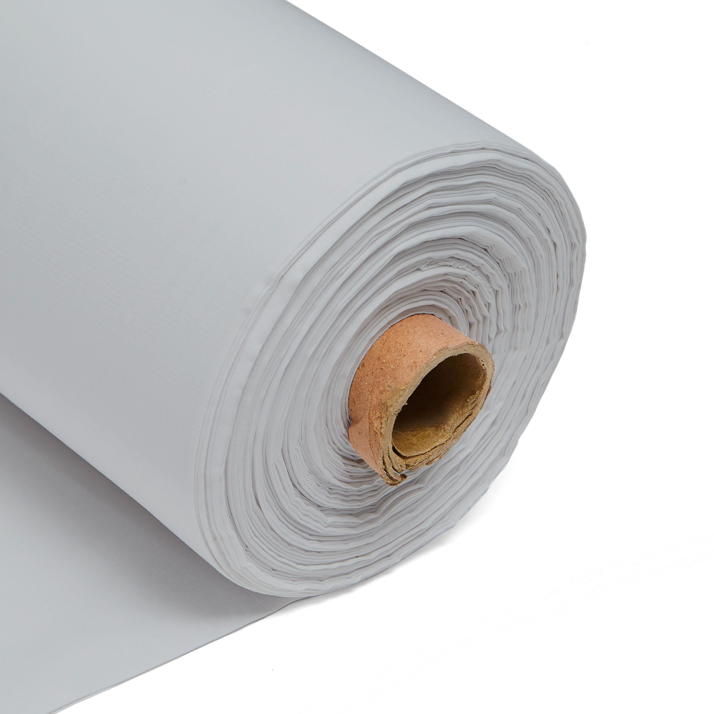 Light Grey 100% Cotton Plain Fabric – 60 Inch 150cm Wide 150GSM Material - Sewing, Dressmaking, Quilting, Curtain Linings, Pillowcases & Totes by Discount Fabrics LTD - Half Metre