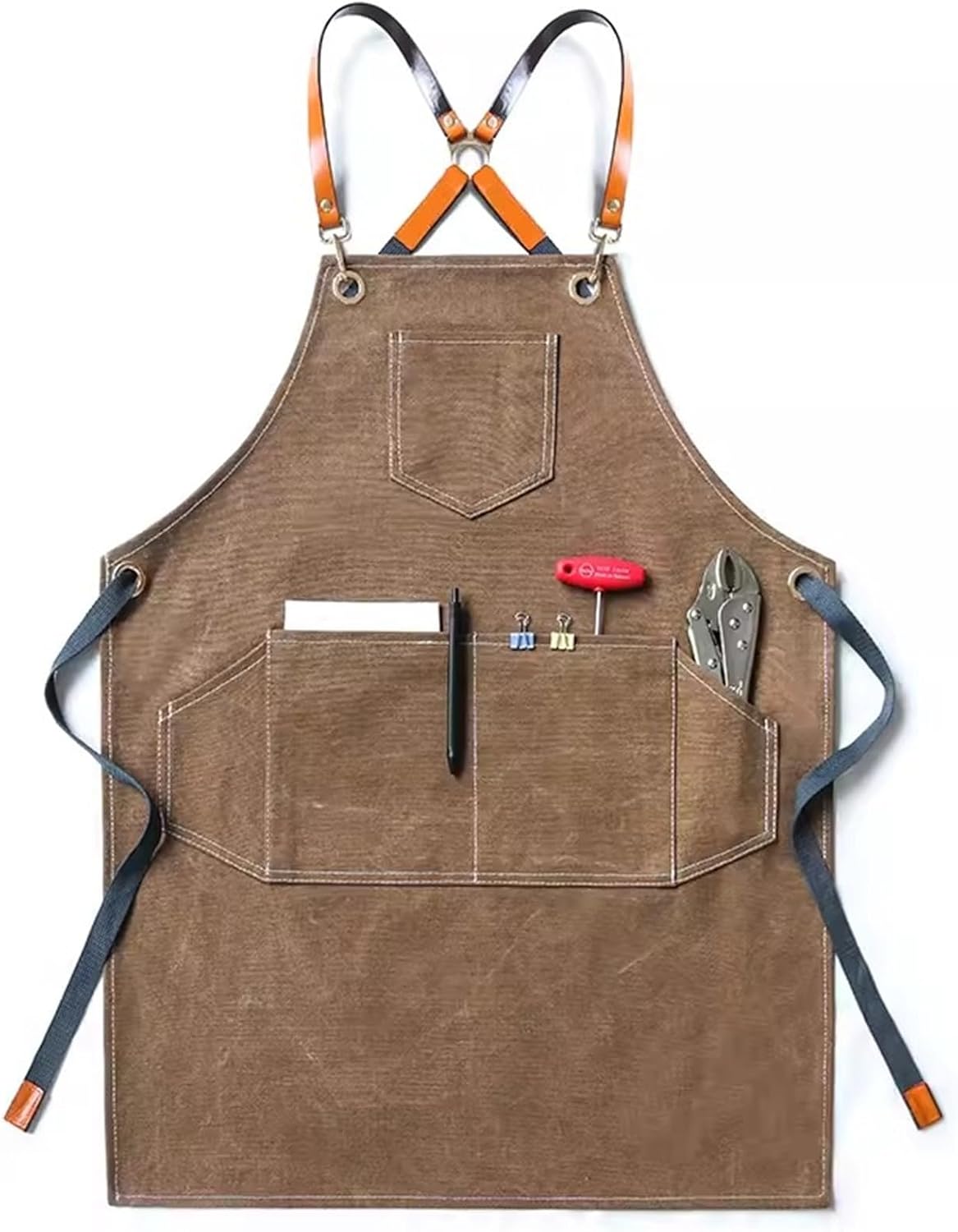 Tool Apron Wearable Hairdressing Shop Barber Restaurant Drawing Room Work Apron for Gardening Baking Working
