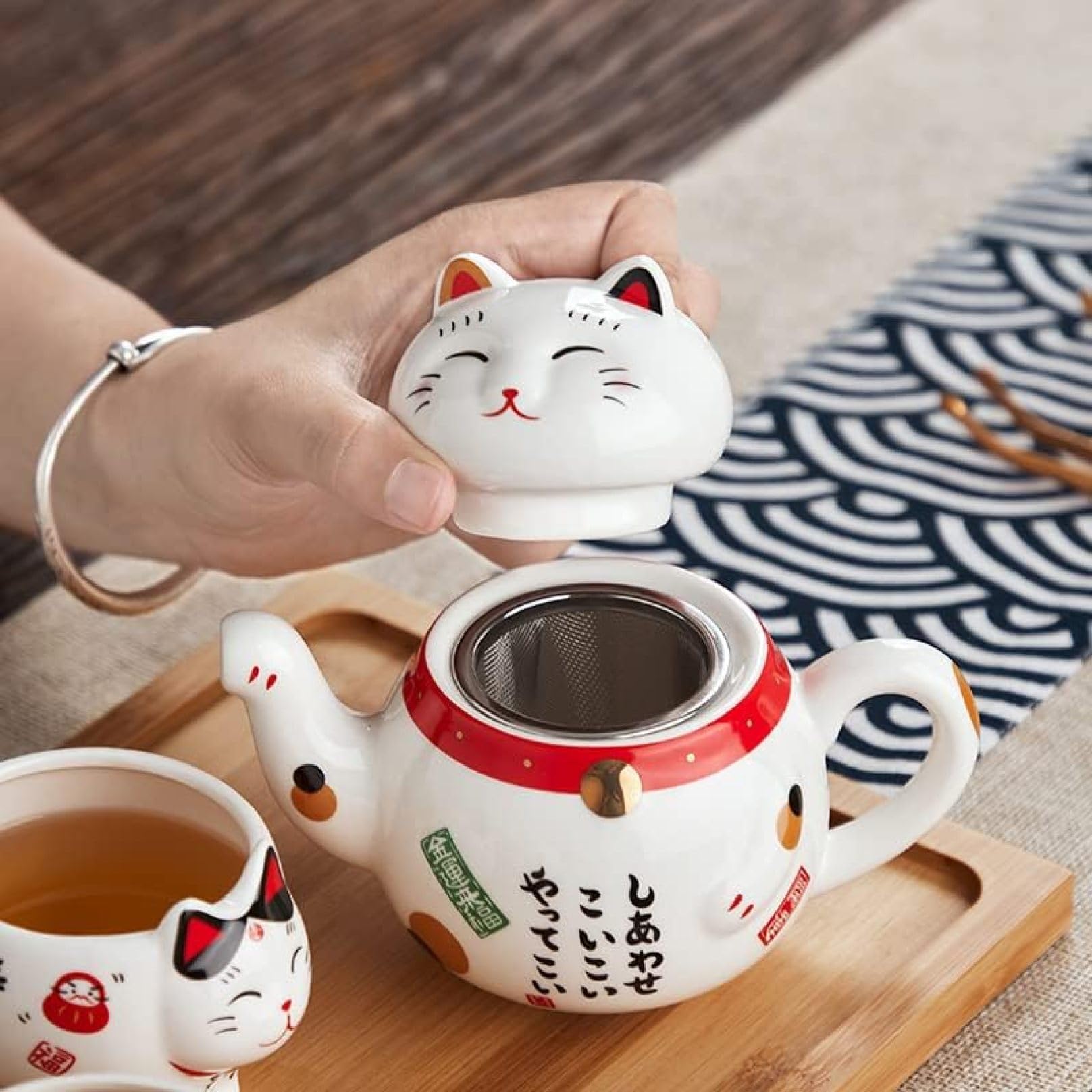 Amazon | 急須 ティーポット ティーセット 湯呑みセット 御洒落 可愛い 