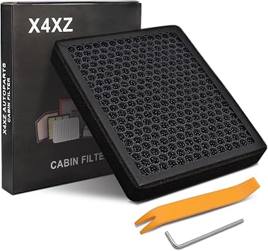 Premium HEPA Cabin Air Filter Upgraded Air Filter with Activated Carbon for Chevy Cruze, Silverado 1500/2500/3500, GMC Sierra 1500/2500/3500, Yukon Buick Regal, Cadillac ATS,CT6,Escalade CF11966